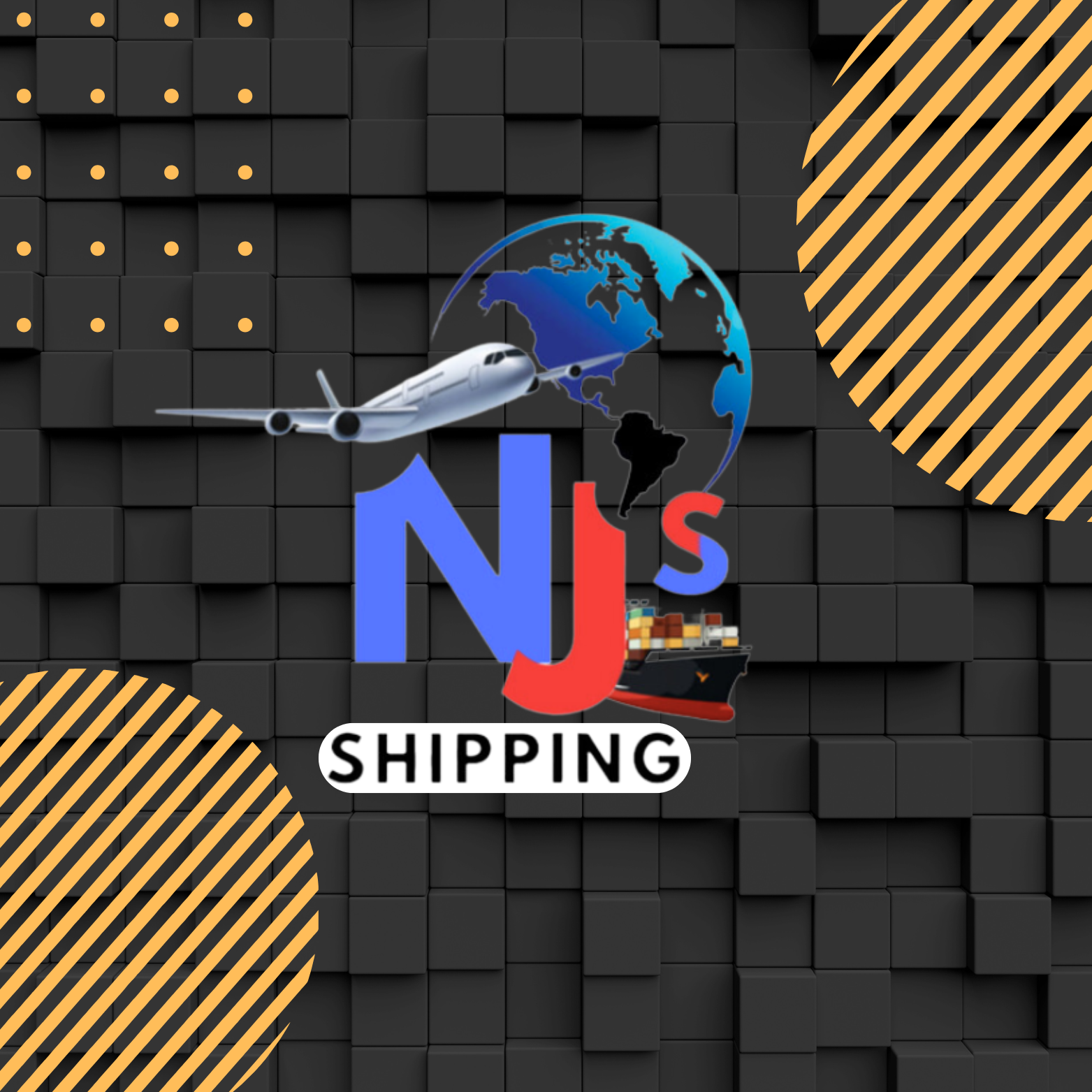 Courier delivery service illustration
