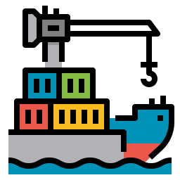 Air & Sea Shipping service icon