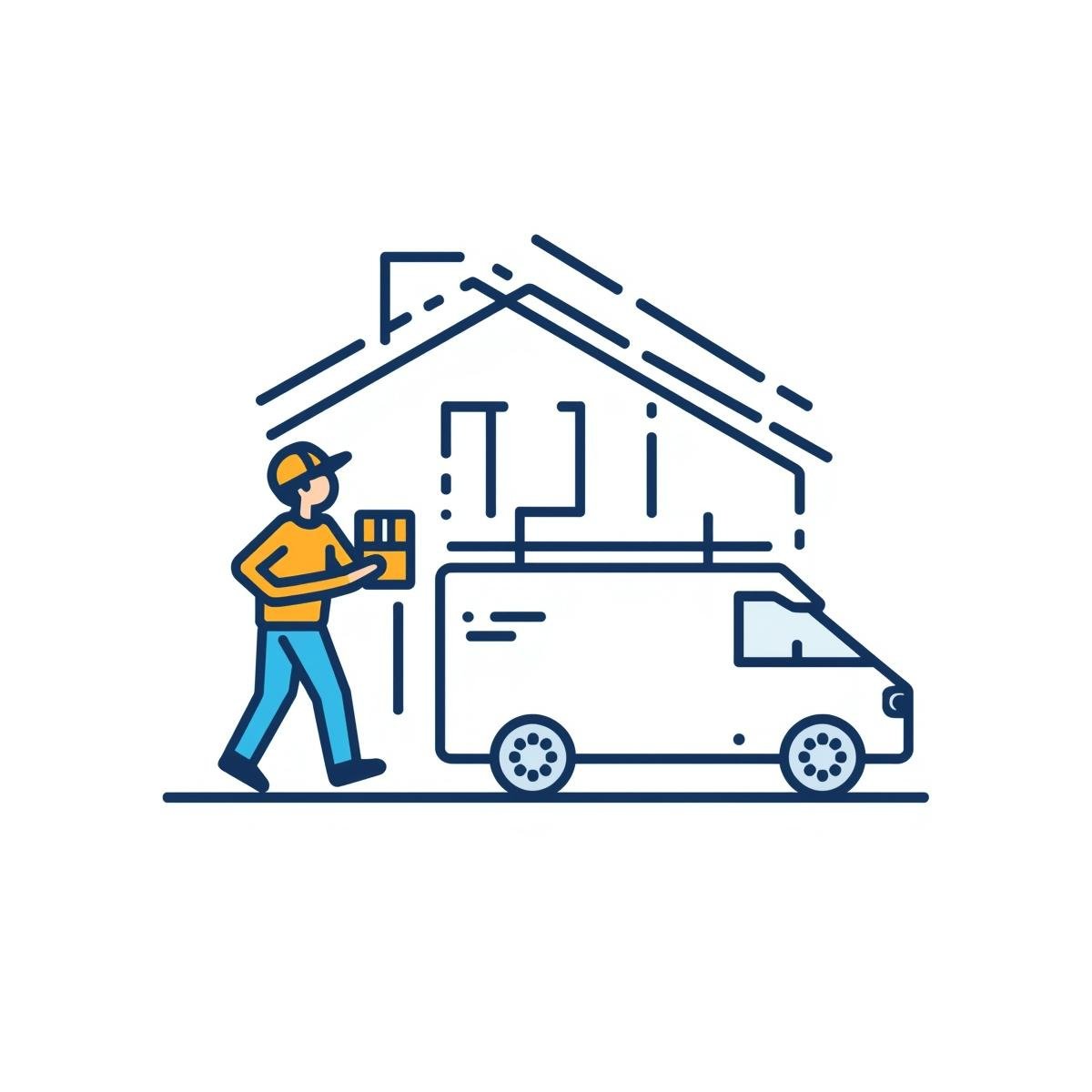 Personalized Home Delivery service icon