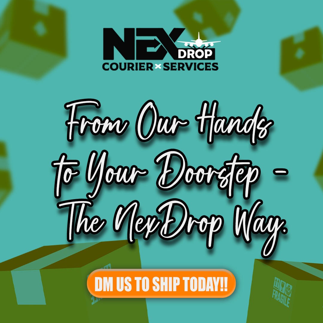 Courier delivery service illustration