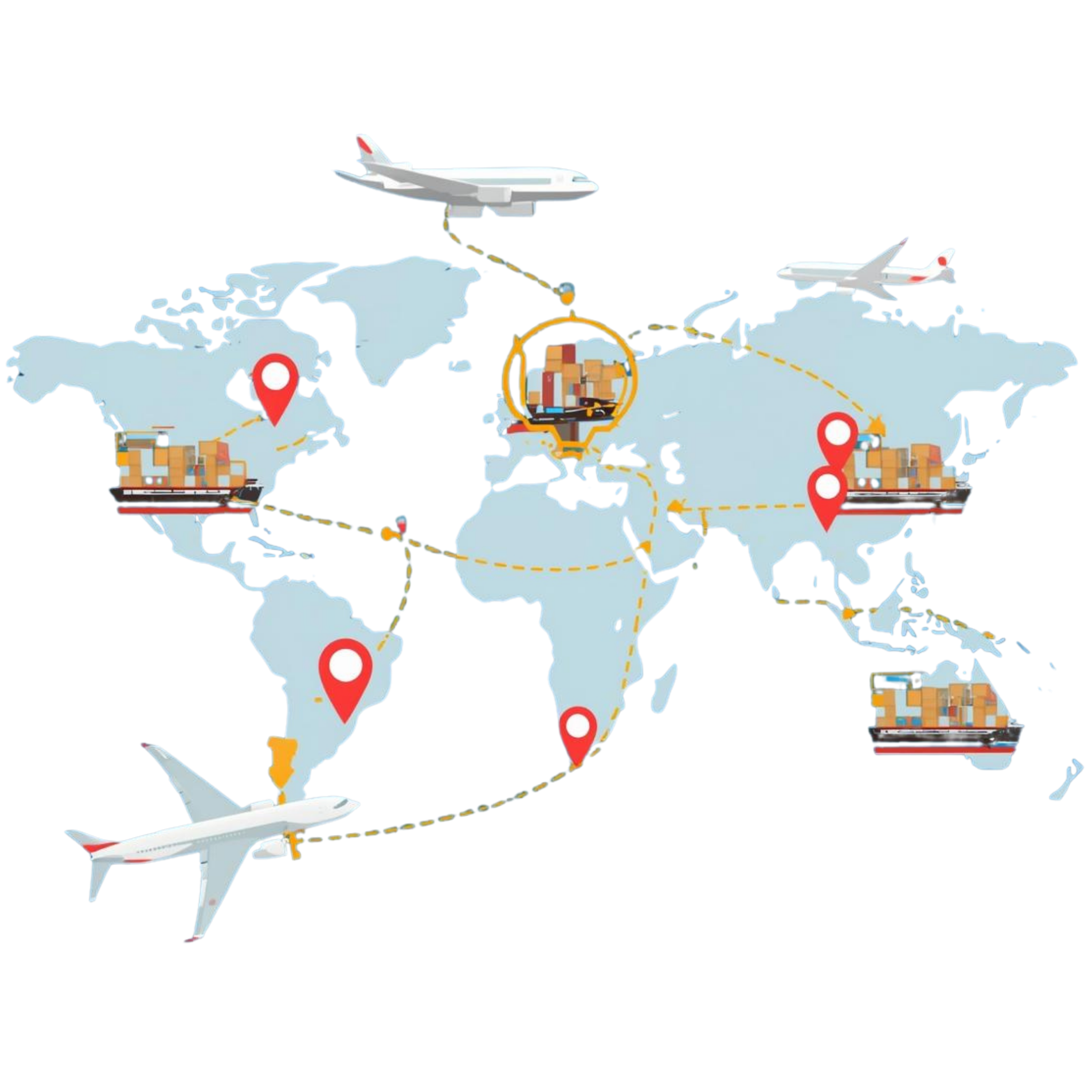 International Shipping service icon