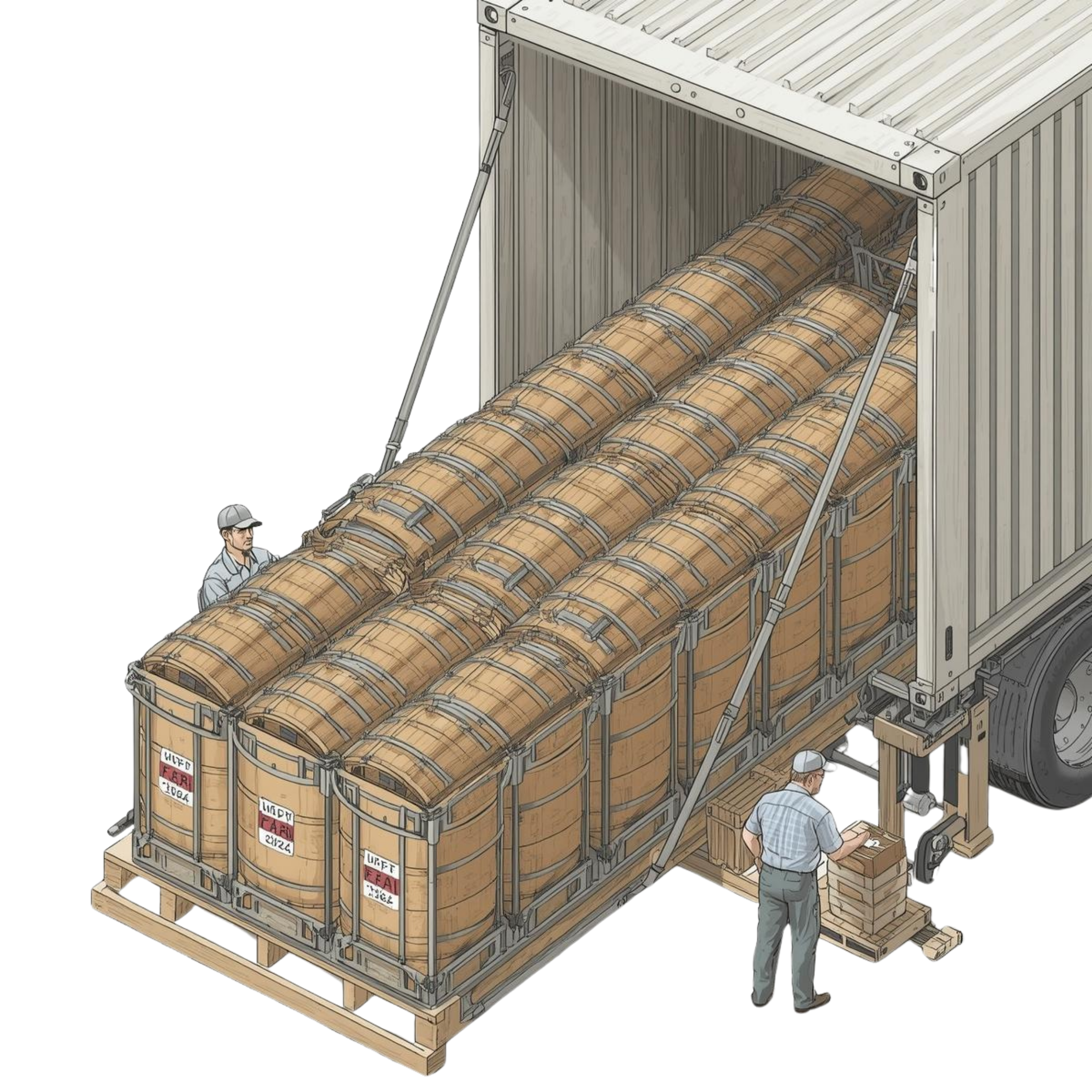 Barrel Packing & Shipping service icon