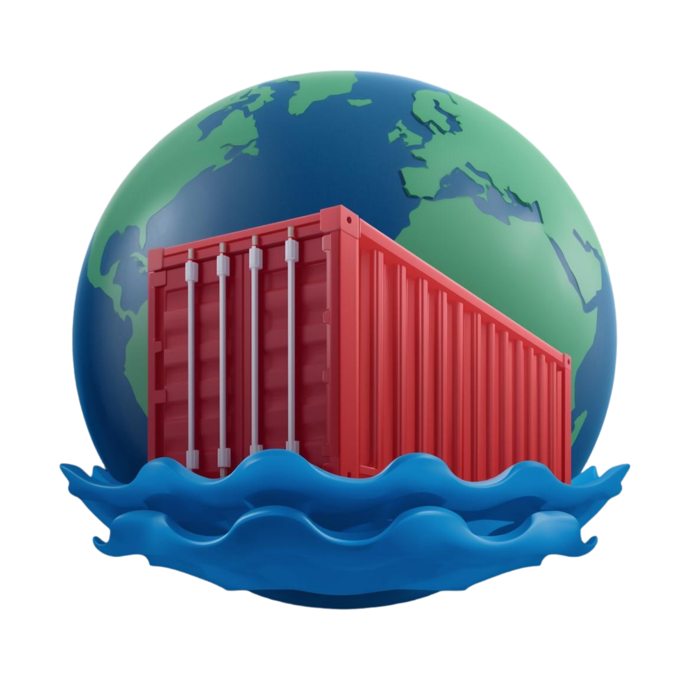 Sea Freight Shipping service icon