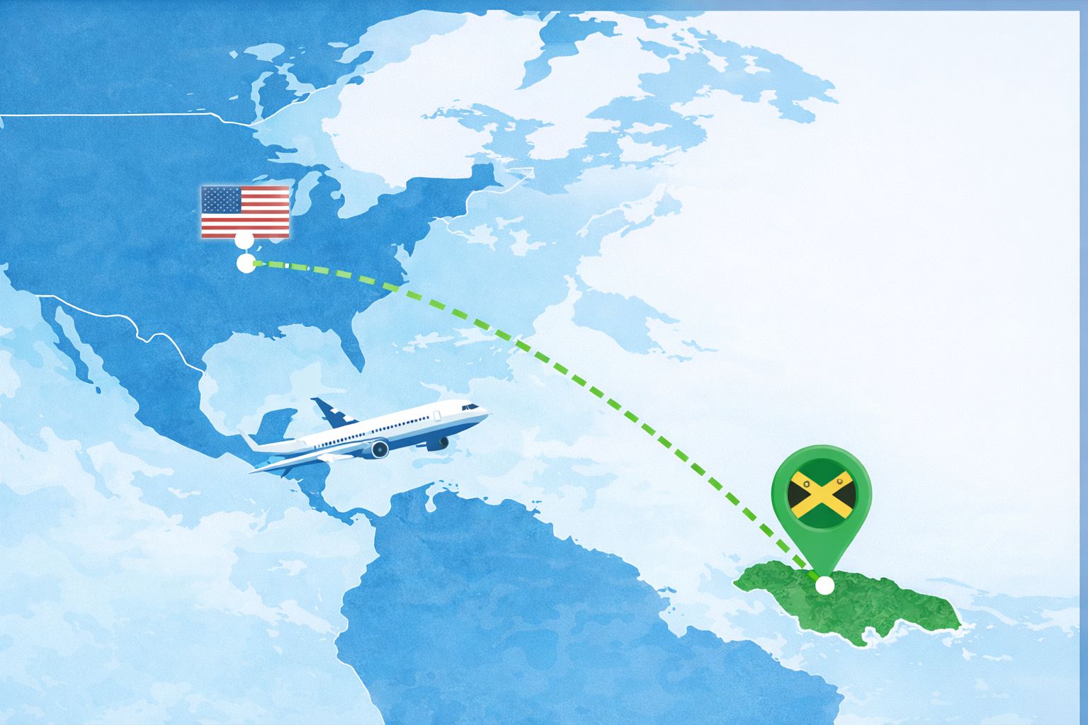 US to Jamaica Air Freight  service icon