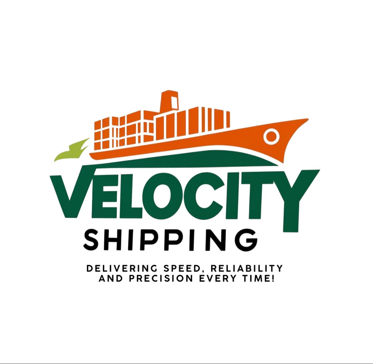 Courier delivery service illustration