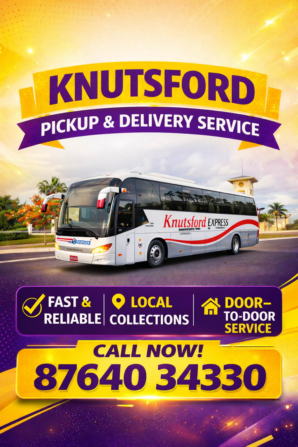 Knutsford pickup and delivery service.  service icon