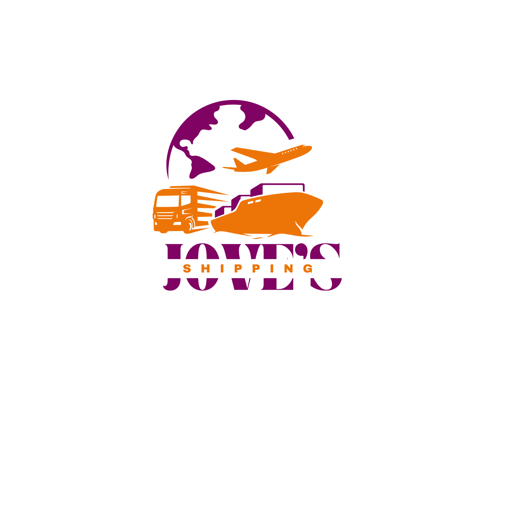 Courier delivery service illustration