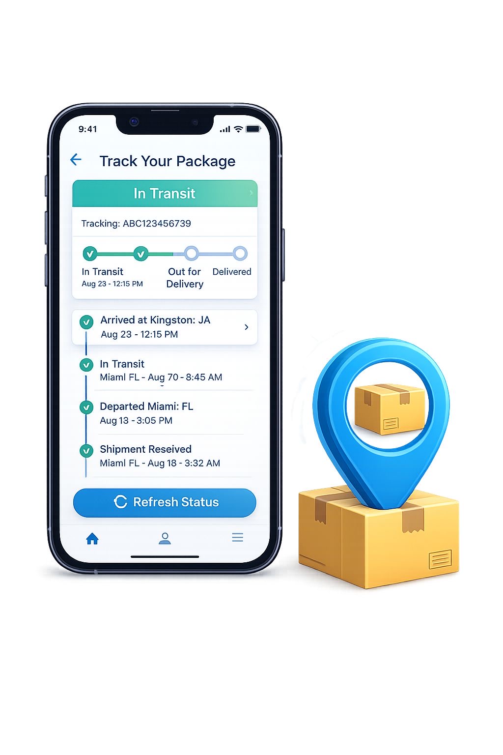 Package Tracking service icon