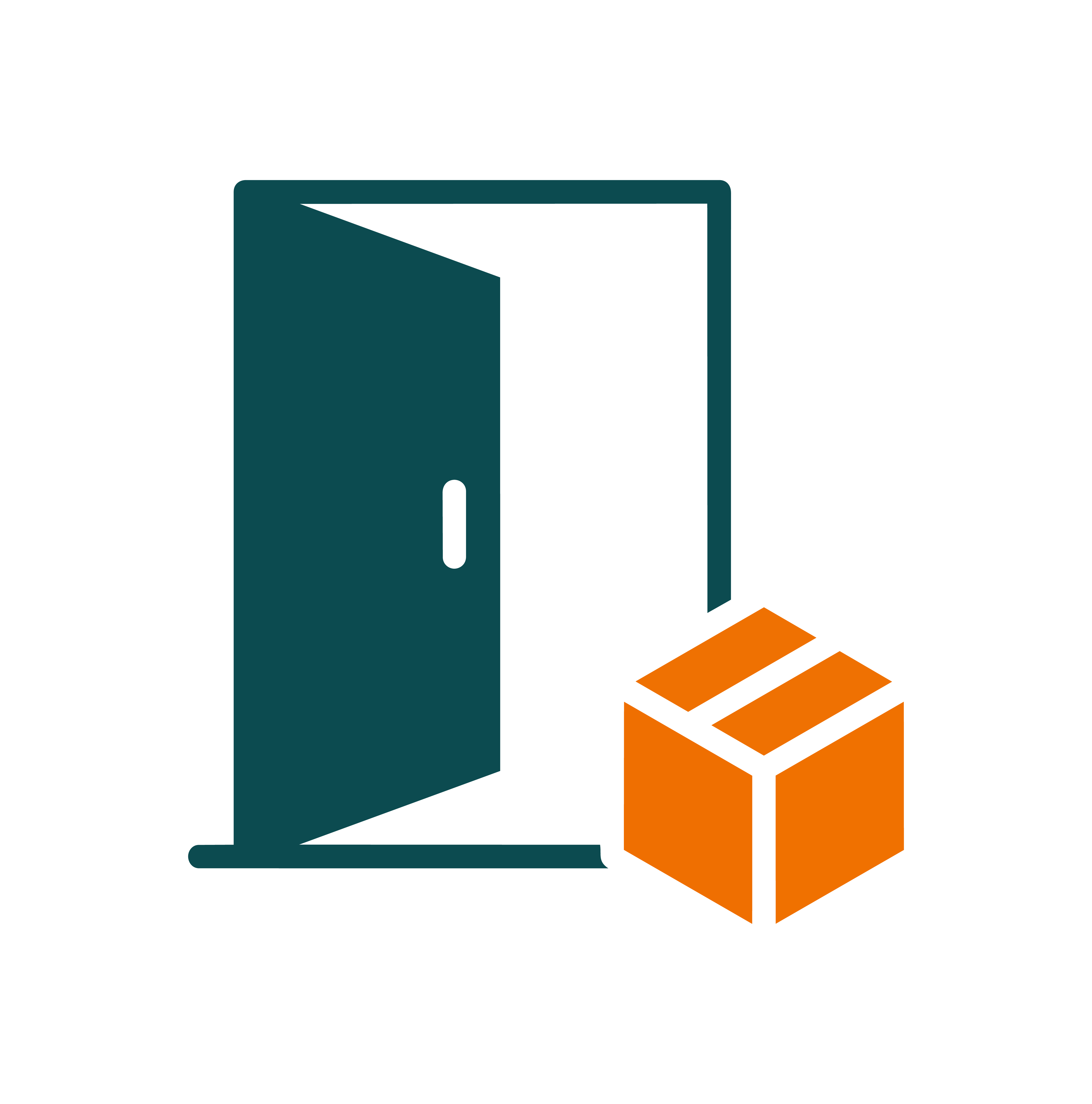 DOOR-TO-DOOR DELIVERY service icon