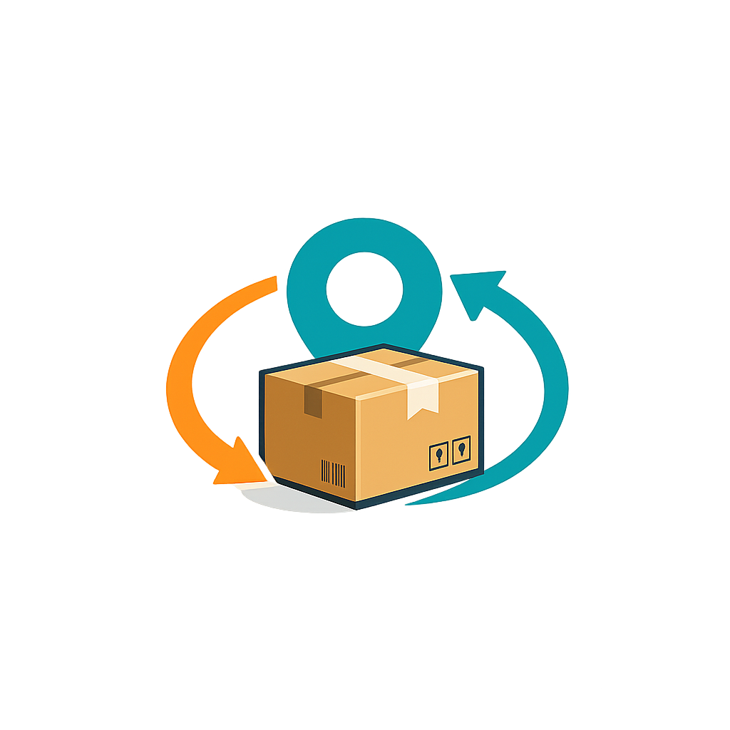 PACKAGE SHIPPING service icon